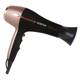  Фен Centek CT-2242 (роз+черный) 2200Вт, 2 скорости, 3 режима, холодный обдув, Soft Touch 