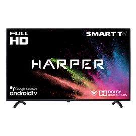  43" Телевизор Harper 43F720TS чёрный 1920x1080, Full HD, 50 Гц, Wi-Fi, SMART TV, Android TV 